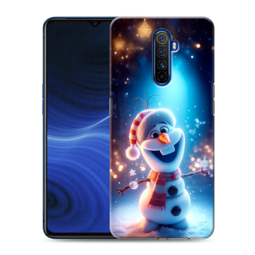 Силиконовый противоударный чехол на Realme X2 Pro с принтом Новый год Силиконовый противоударный чехол на Realme X2 Pro с принтом Новый год