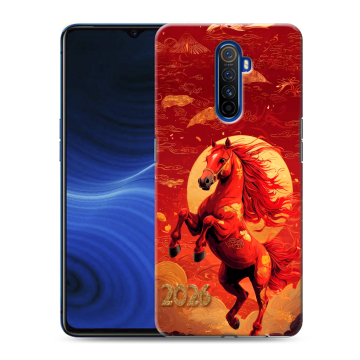 Силиконовый противоударный чехол на Realme X2 Pro с принтом Новый год Силиконовый противоударный чехол на Realme X2 Pro с принтом Новый год