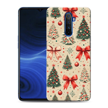 Силиконовый противоударный чехол на Realme X2 Pro с принтом Новый год Силиконовый противоударный чехол на Realme X2 Pro с принтом Новый год