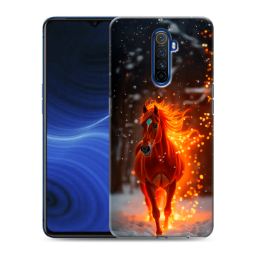 Силиконовый противоударный чехол на Realme X2 Pro с принтом Новый год Силиконовый противоударный чехол на Realme X2 Pro с принтом Новый год
