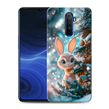 Силиконовый противоударный чехол на Realme X2 Pro с принтом Новый год Силиконовый противоударный чехол на Realme X2 Pro с принтом Новый год