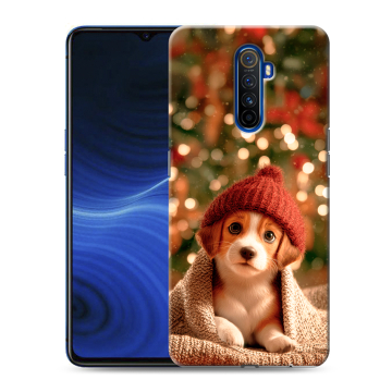 Силиконовый противоударный чехол на Realme X2 Pro с принтом Новый год Силиконовый противоударный чехол на Realme X2 Pro с принтом Новый год