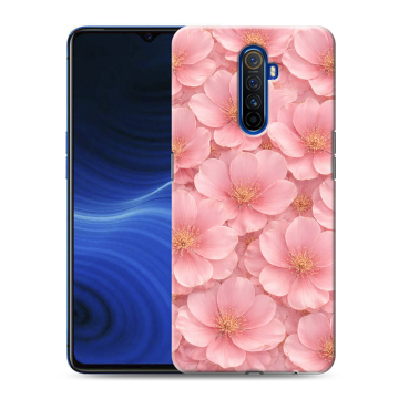 Силиконовый противоударный чехол на Realme X2 Pro с принтом женский Силиконовый противоударный чехол на Realme X2 Pro с принтом женский
