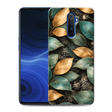 Силиконовый противоударный чехол на Realme X2 Pro с принтом женский