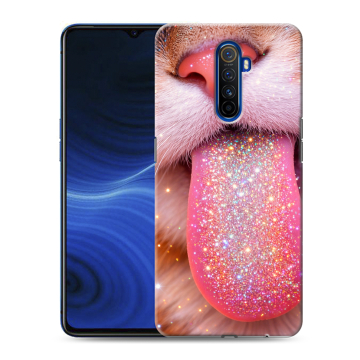 Силиконовый противоударный чехол на Realme X2 Pro с принтом для девочек
