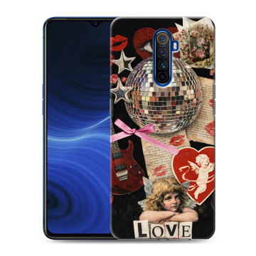 Силиконовый противоударный чехол на Realme X2 Pro с принтом для девочек Силиконовый противоударный чехол на Realme X2 Pro с принтом для девочек