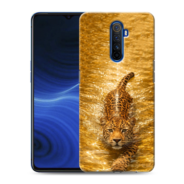 Силиконовый противоударный чехол на Realme X2 Pro с принтом женский