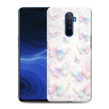 Силиконовый противоударный чехол на Realme X2 Pro с принтом женский