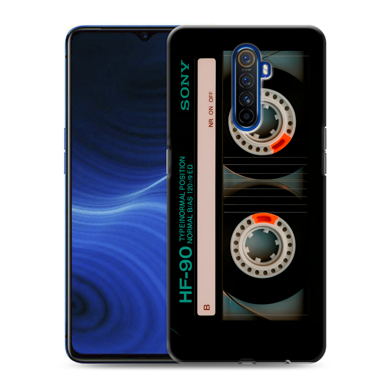 Пластиковый чехол на Realme X2 Pro с принтом Кассета Пластиковый чехол на Realme X2 Pro с принтом Кассета