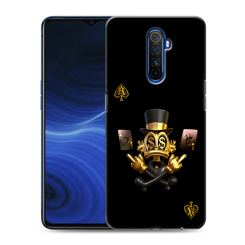 Силиконовый противоударный чехол на Realme X2 Pro с принтом Золотой скрудж макдак Силиконовый противоударный чехол на Realme X2 Pro с принтом Золотой скрудж макдак