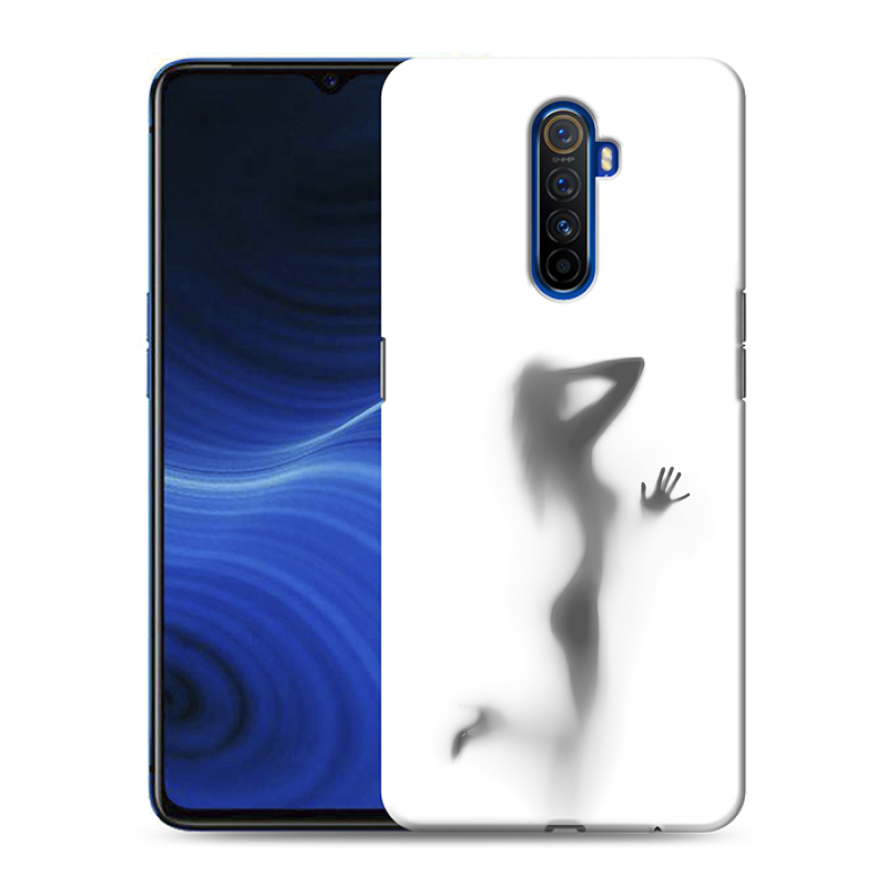 Силиконовый противоударный чехол на Realme X2 Pro с принтом Силуэт Силиконовый противоударный чехол на Realme X2 Pro с принтом Силуэт
