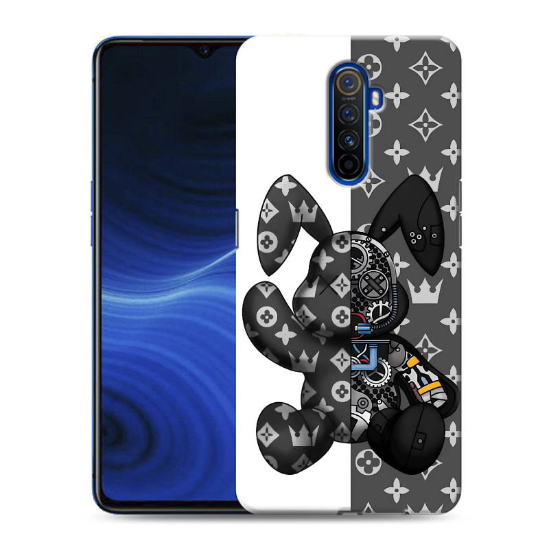 Силиконовый противоударный чехол на Realme X2 Pro с принтом Луи робот Силиконовый противоударный чехол на Realme X2 Pro с принтом Луи робот