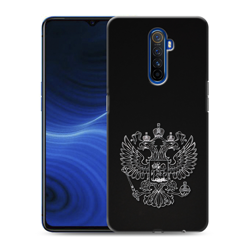 Пластиковый чехол на Realme X2 Pro с принтом Герб России Пластиковый чехол на Realme X2 Pro с принтом Герб России