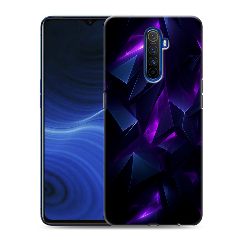 Силиконовый противоударный чехол на Realme X2 Pro с принтом Абстракиция Силиконовый противоударный чехол на Realme X2 Pro с принтом Абстракиция