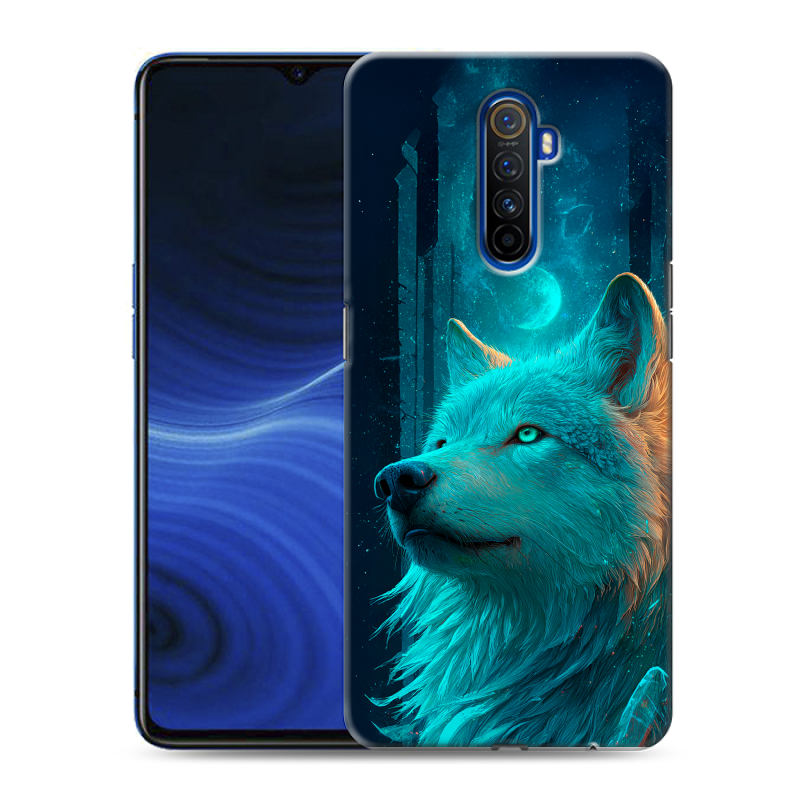 Пластиковый чехол на Realme X2 Pro с принтом бабочки саккура Пластиковый чехол на Realme X2 Pro с принтом бабочки саккура