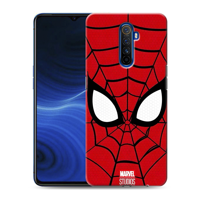Пластиковый чехол на Realme X2 Pro с принтом человек паук spiderman Пластиковый чехол на Realme X2 Pro с принтом человек паук spiderman