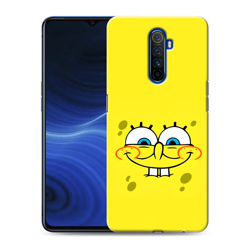 Силиконовый противоударный чехол на Realme X2 Pro с принтом спанчбоб спанч боб Силиконовый противоударный чехол на Realme X2 Pro с принтом спанчбоб спанч боб