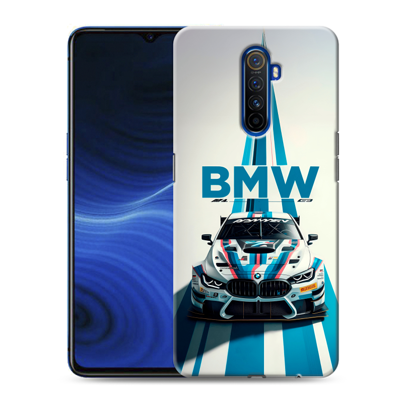 Силиконовый противоударный чехол на Realme X2 Pro с принтом БМВ BMW Силиконовый противоударный чехол на Realme X2 Pro с принтом БМВ BMW
