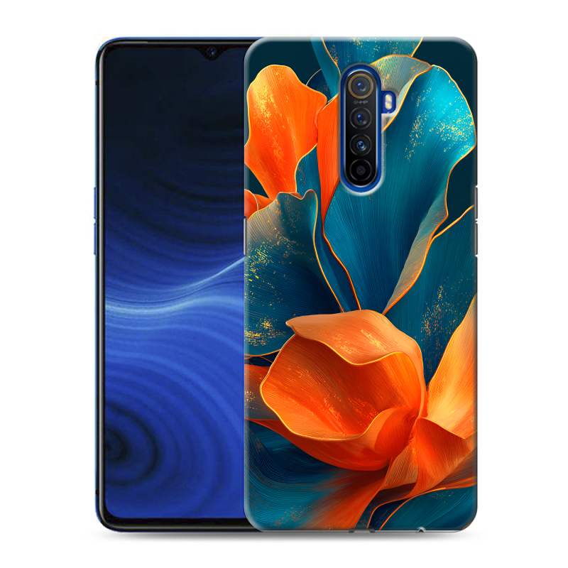 Пластиковый чехол на Realme X2 Pro с принтом Цветы Пластиковый чехол на Realme X2 Pro с принтом Цветы
