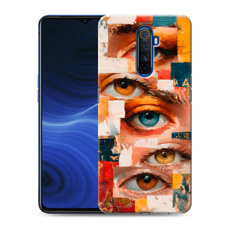 Силиконовый противоударный чехол на Realme X2 Pro с принтом Модный принт Силиконовый противоударный чехол на Realme X2 Pro с принтом Модный принт