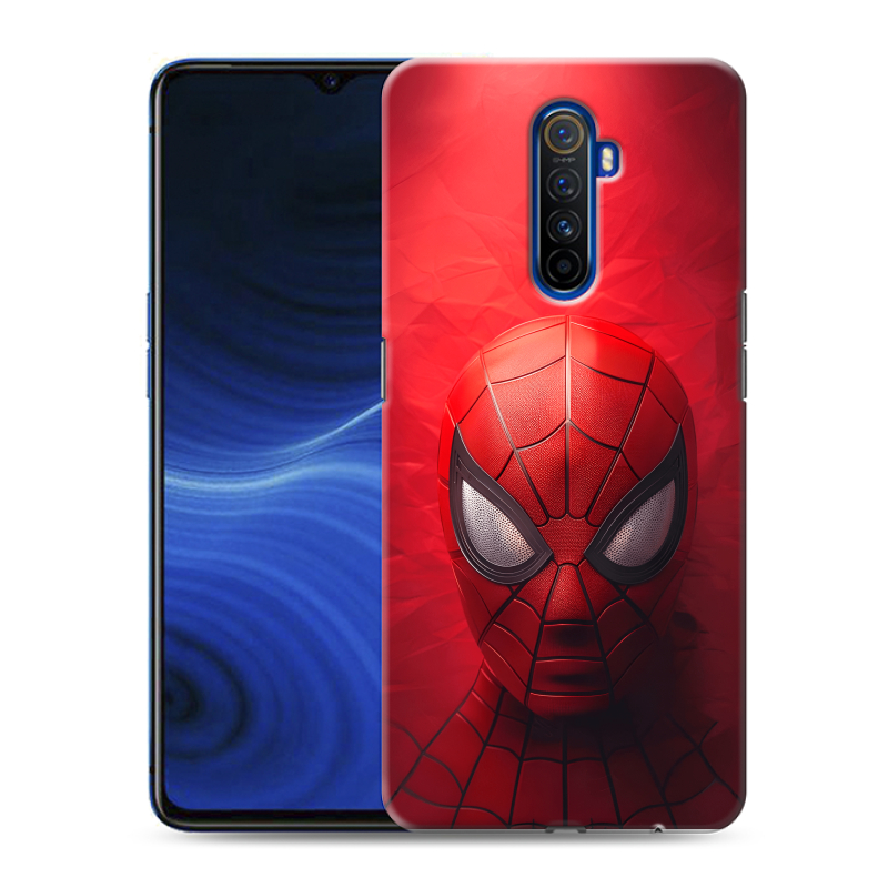 Силиконовый противоударный чехол на Realme X2 Pro с принтом Spiderman Человек паук Силиконовый противоударный чехол на Realme X2 Pro с принтом Spiderman Человек паук