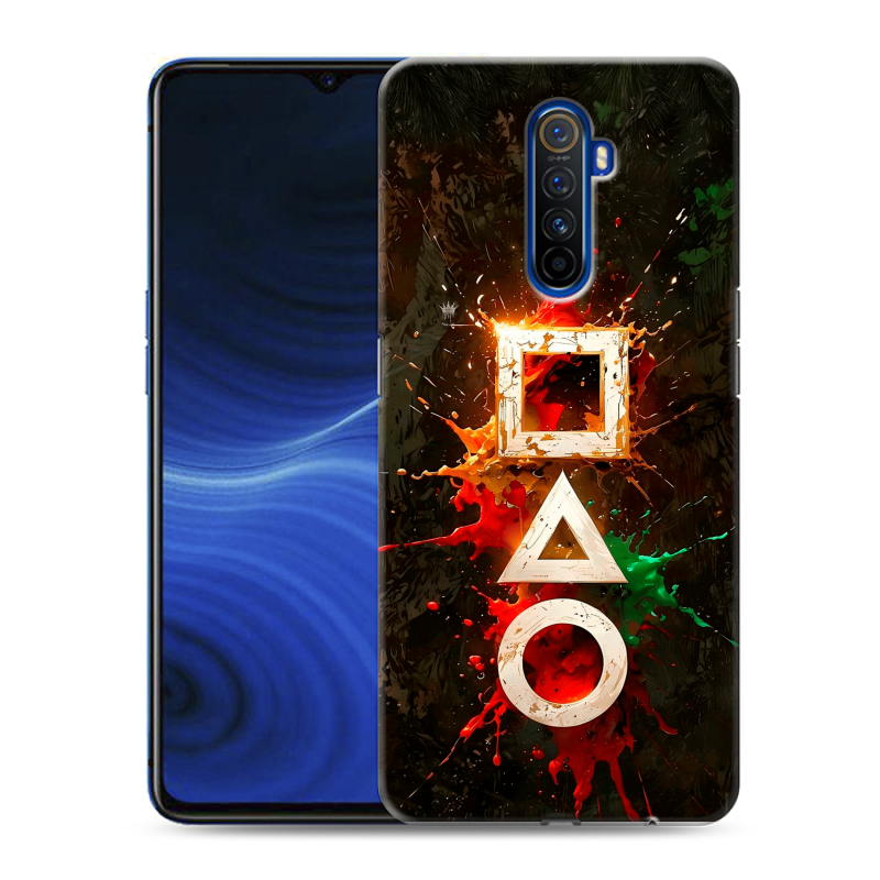 Силиконовый противоударный чехол на Realme X2 Pro с принтом Squid Game Игра кальмара Силиконовый противоударный чехол на Realme X2 Pro с принтом Squid Game Игра кальмара