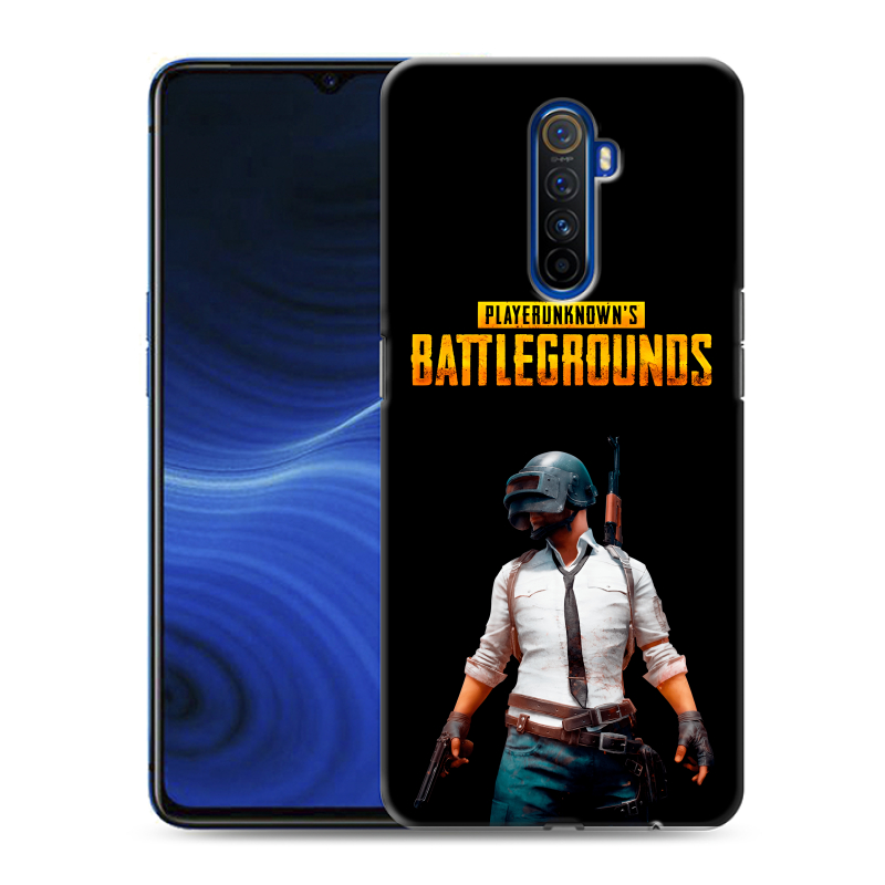 Силиконовый противоударный чехол на Realme X2 Pro с принтом PUGB ПАГБ Силиконовый противоударный чехол на Realme X2 Pro с принтом PUGB ПАГБ