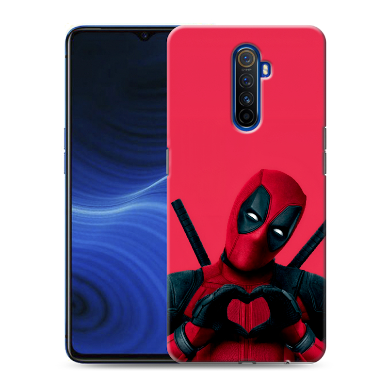 Силиконовый противоударный чехол на Realme X2 Pro с принтом Дедпул Deadpool Силиконовый противоударный чехол на Realme X2 Pro с принтом Дедпул Deadpool