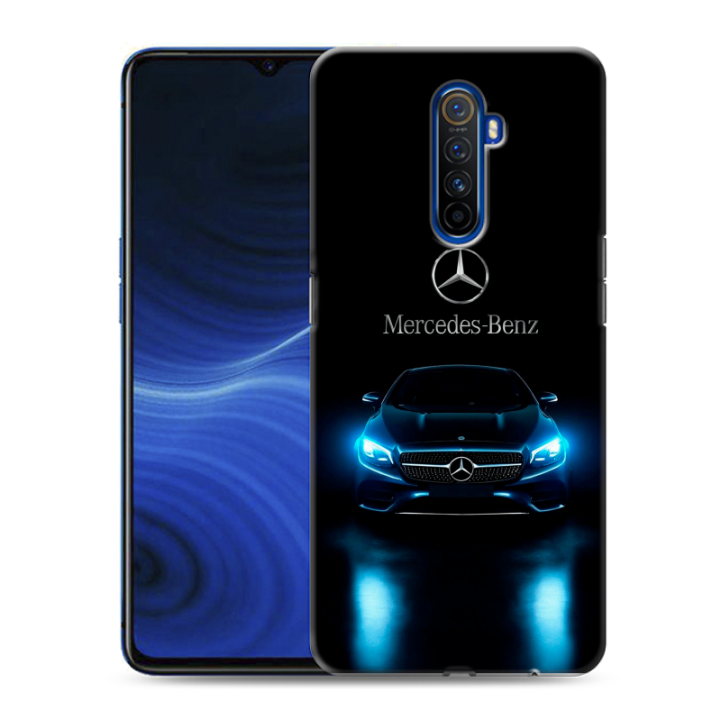 Пластиковый чехол на Realme X2 Pro с принтом Mercedes Мерседес Пластиковый чехол на Realme X2 Pro с принтом Mercedes Мерседес