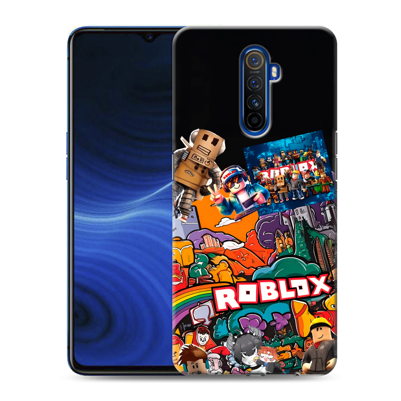 Пластиковый чехол на Realme X2 Pro с принтом Roblox Роблокс Пластиковый чехол на Realme X2 Pro с принтом Roblox Роблокс