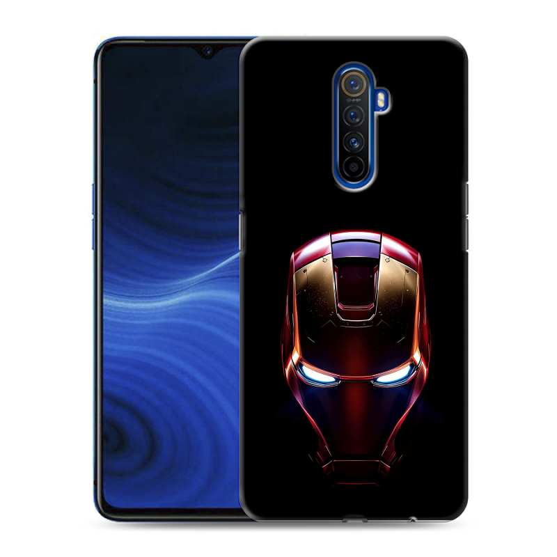 Пластиковый чехол на Realme X2 Pro с принтом IronMan Железный человек Пластиковый чехол на Realme X2 Pro с принтом IronMan Железный человек
