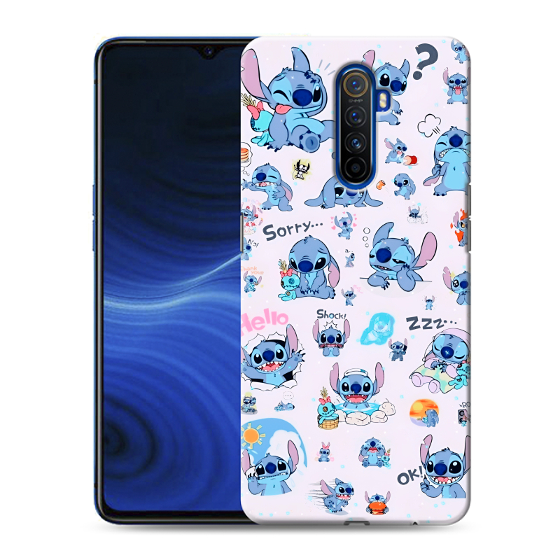 Пластиковый чехол на Realme X2 Pro с принтом Лило и Стич Пластиковый чехол на Realme X2 Pro с принтом Лило и Стич