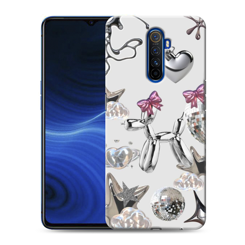 Силиконовый противоударный чехол на Realme X2 Pro с принтом Y2K Силиконовый противоударный чехол на Realme X2 Pro с принтом Y2K