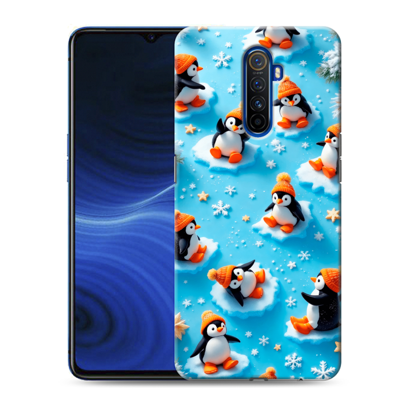 Пластиковый чехол на Realme X2 Pro с принтом Новый год Пластиковый чехол на Realme X2 Pro с принтом Новый год