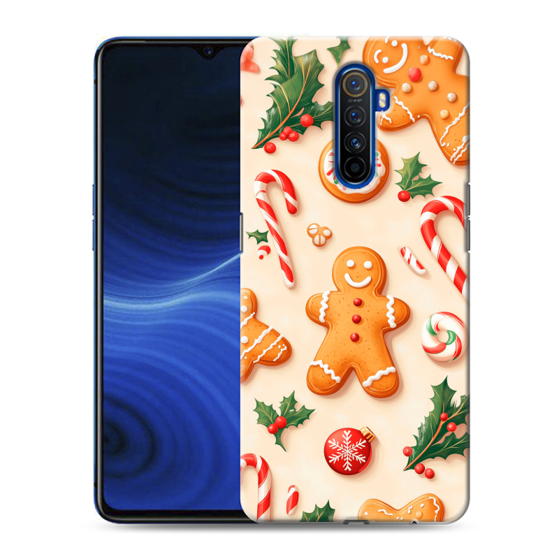 Пластиковый чехол на Realme X2 Pro с принтом Новый год Пластиковый чехол на Realme X2 Pro с принтом Новый год