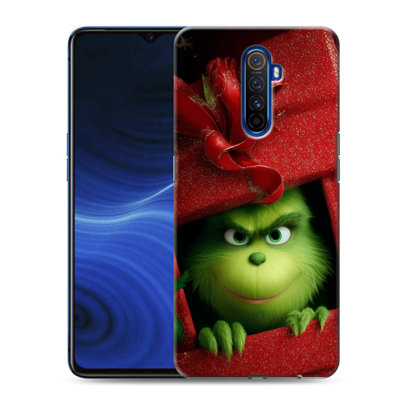 Пластиковый чехол на Realme X2 Pro с принтом Новый год Пластиковый чехол на Realme X2 Pro с принтом Новый год