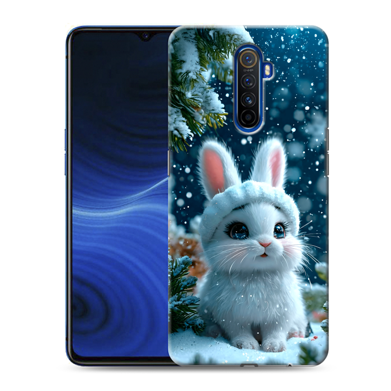 Пластиковый чехол на Realme X2 Pro с принтом Новый год Пластиковый чехол на Realme X2 Pro с принтом Новый год