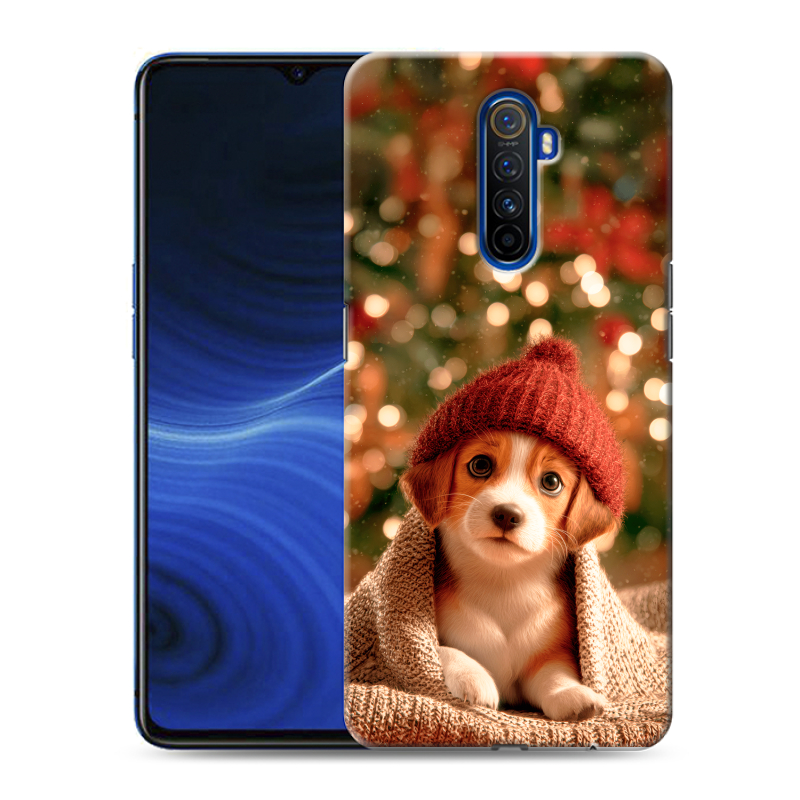 Пластиковый чехол на Realme X2 Pro с принтом Новый год Пластиковый чехол на Realme X2 Pro с принтом Новый год