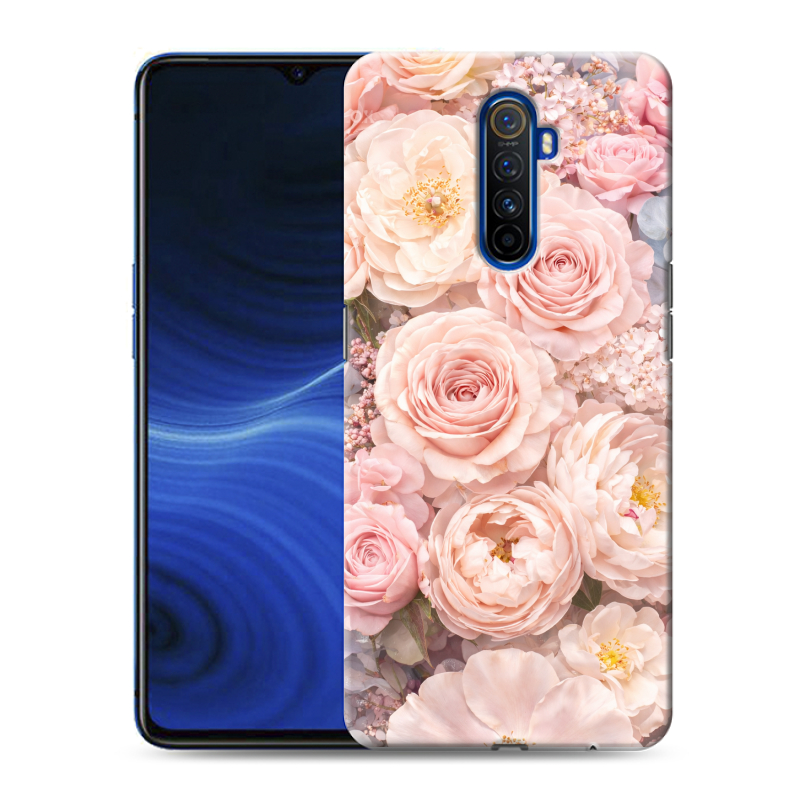 Силиконовый противоударный чехол на Realme X2 Pro с принтом женский Силиконовый противоударный чехол на Realme X2 Pro с принтом женский