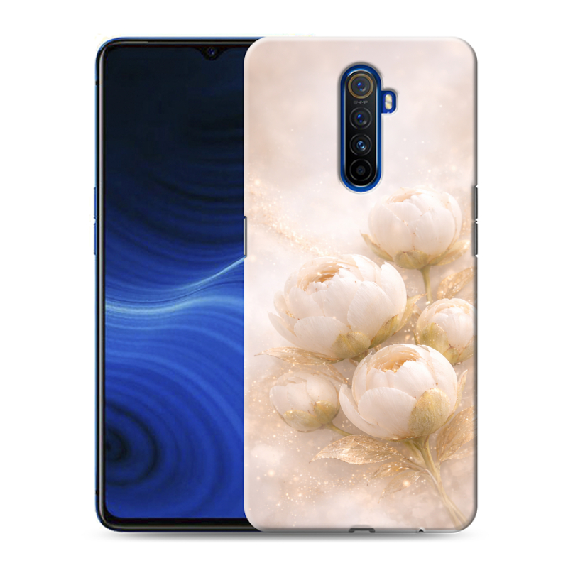 Силиконовый противоударный чехол на Realme X2 Pro с принтом женский Силиконовый противоударный чехол на Realme X2 Pro с принтом женский