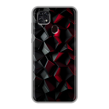Силиконовый чехол на ZTE Blade 20 Smart с принтом Абстракция