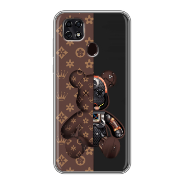 Силиконовый чехол на ZTE Blade 20 Smart с принтом Луи робот Силиконовый чехол на ZTE Blade 20 Smart с принтом Луи робот