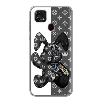Силиконовый чехол на ZTE Blade 20 Smart с принтом Луи робот Силиконовый чехол на ZTE Blade 20 Smart с принтом Луи робот