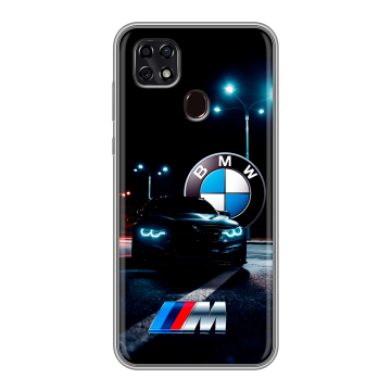 Силиконовый чехол на ZTE Blade 20 Smart с принтом БМВ BMW Силиконовый чехол на ZTE Blade 20 Smart с принтом БМВ BMW