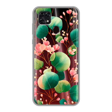 Силиконовый чехол на ZTE Blade 20 Smart с принтом женский
