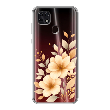 Силиконовый чехол на ZTE Blade 20 Smart с принтом для девушки