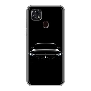 Силиконовый чехол на ZTE Blade 20 Smart с принтом Mercedes Мерседес