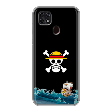 Силиконовый чехол на ZTE Blade 20 Smart с принтом One Piece Ван Пис Силиконовый чехол на ZTE Blade 20 Smart с принтом One Piece Ван Пис