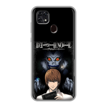 Силиконовый чехол на ZTE Blade 20 Smart с принтом Death note Тетрадь смерти