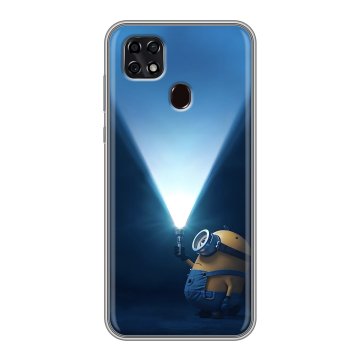 Силиконовый чехол на ZTE Blade 20 Smart с принтом Миньоны Силиконовый чехол на ZTE Blade 20 Smart с принтом Миньоны